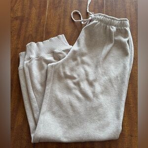 Zara Cream Cozy Sweatpants